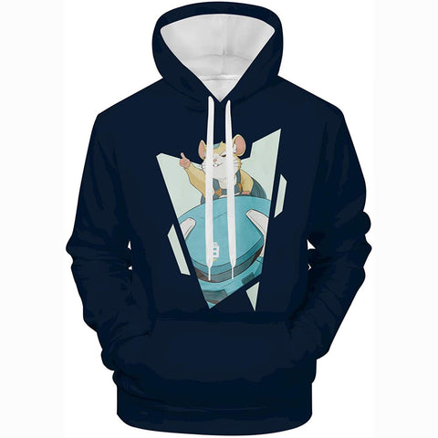 Image of Overwatch Hoodie - Wrecking Ball 3D Print Hooded Pullover Sweatshirt 2 Colors Optional