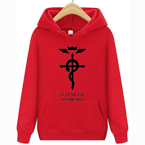 Image of Fullmetal Alchemist Logo Hoodie Sweater for Mens