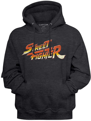 Street Fighter Hoodie - Street Fighter 2 SF Logo Pullover Hoodie