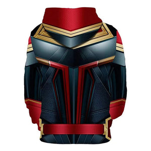 Superhero Captain Marvel Hoodies 3D Digital Printed Unisex Pullover