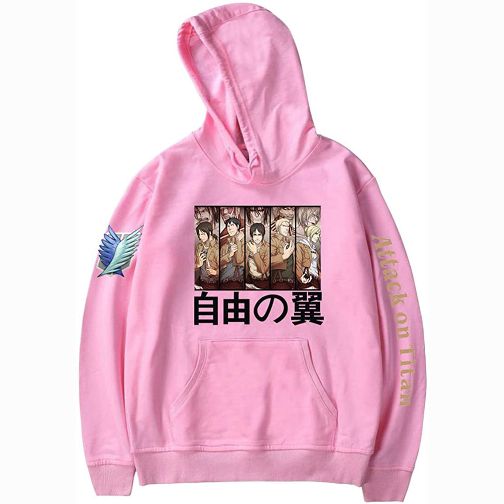 Attack On Titan Unisex Hoodies Men Women Cosplay Hoodie Casual Long Sleeve Sweatshirt