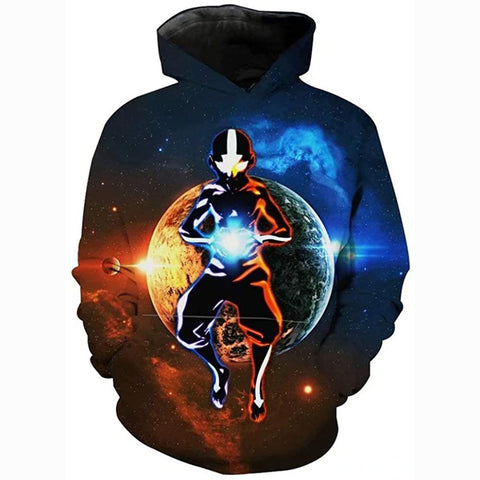 Image of Avatar The Last Airbender Hoodie - Unisex 3D Print Pullover Sweatshirts