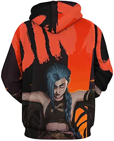 League of Legends Hoodies - Character Jinx Hooded Sweatshirts