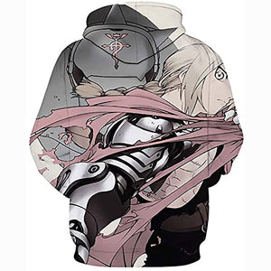 Anime Fullmetal Alchemist 3D Printed Hoodies Unisex Pullover Hoodie Sweater