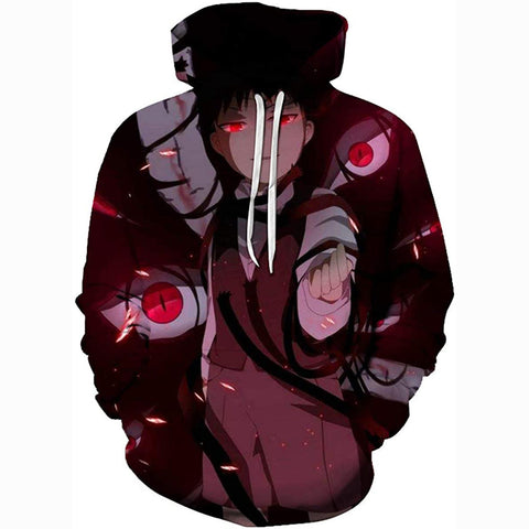 Image of Fullmetal Alchemist Hoodies 3D Printed Pullovers Casual Pouch Pocket Drawstring Hoodies