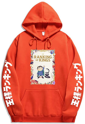 Anime Ranking of Kings Hoodies - Kage & Bojji Pullover Hooded Sweatshirt