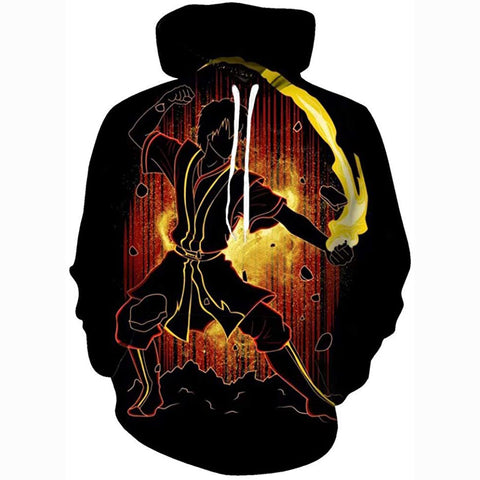 Image of Avatar The Last Airbender Hoodie - Unisex 3D Print Pullover Sweatshirts