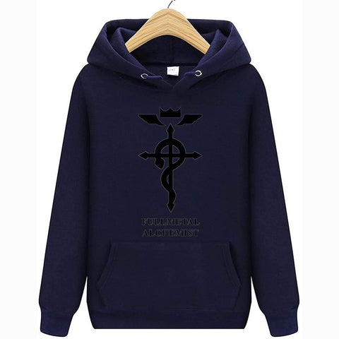 Image of Fullmetal Alchemist Logo Hoodie Sweater for Mens