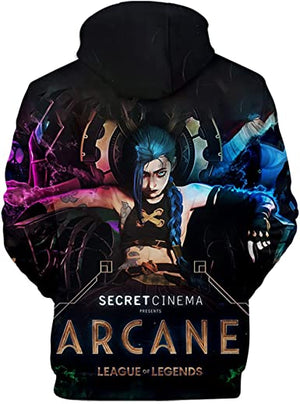Video Game League Of Legends: Arcane LOL Hooded Sweater