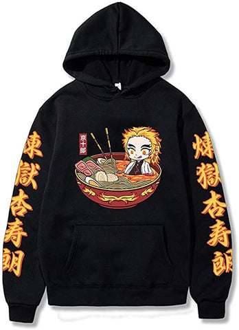 Image of Demon Slayer Hoodie Ramen Sweatshirt Anime Gift Tops