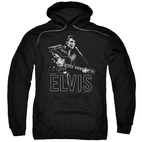 Elvis Presley Hoodies: GUITAR IN HAND Pull-Over Hoodie