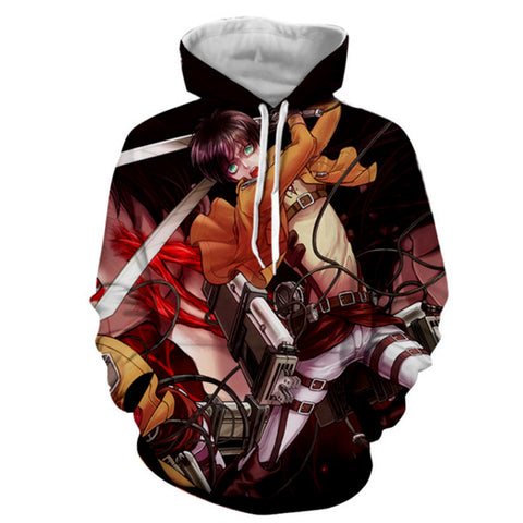 Image of Attack on Titan Hoodie - Anime Hooded Pullover