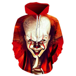 Movie The Pennywise Clown Stephen King's It Hoodie