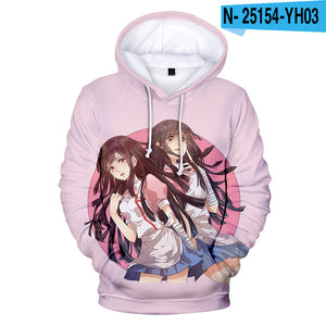 Danganronpa Monokuma Unisex 3D Hoodie Sweatshirt Hooded Streetwear