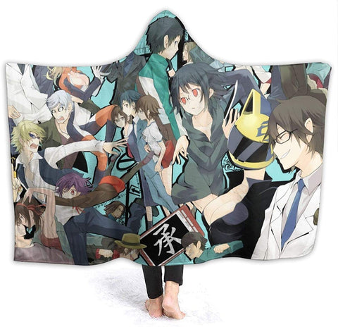 Image of Anime Durarara Flannel Hooded Blanket Cloak