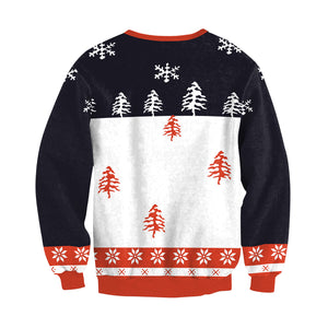 Christmas Sweatshirts - Funny Santa Claus Icon Super Cool 3D Sweatshirt