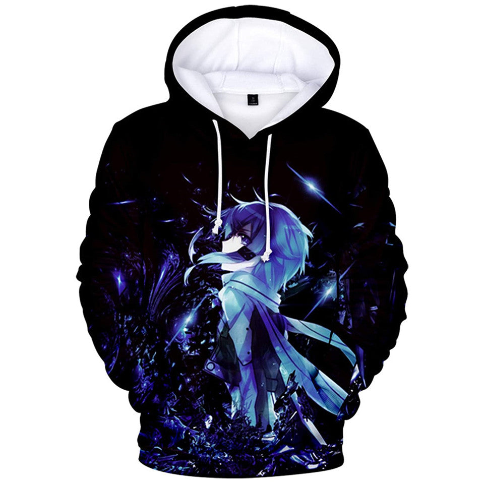 Anime Sword Art Online Hoodie Sweatshirt Jacket Costume Fleeces Adult Cosplay