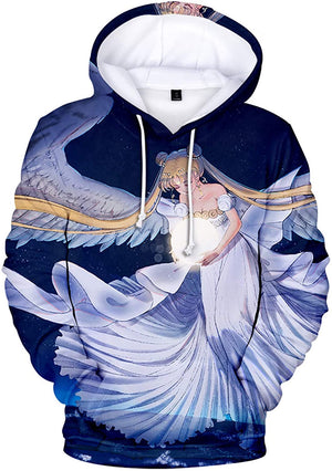 Anime Sailor Moon Hoodie - Sailor Moon 3D Print Pullover Hoodie