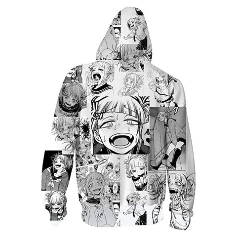 Image of Unisex My Hero Academia Printed Pullover Hoodie Lightweight Sweatshirt