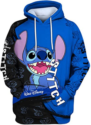 Unisex Lilo And Stitch Hoodies Choose Kind Streetwear Sweatshirt