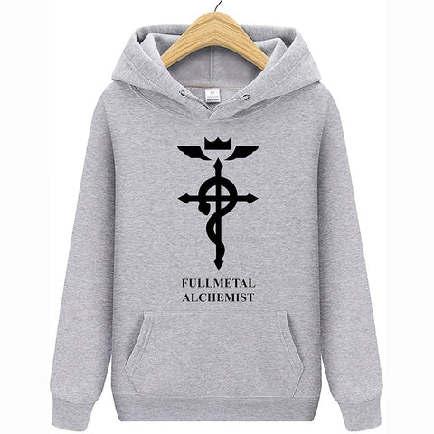 Image of Fullmetal Alchemist Logo Hoodie Sweater for Mens