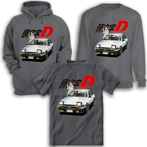 Initial D Hoodie Unisex Street Racing Anime Drift Takumi Fujiwara Merch