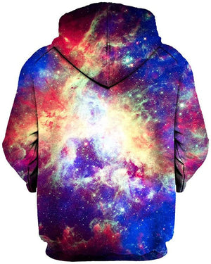 Unisex Men's Novelty Hoodies 3D Print Astronaut Cat Pullover Hooded Sweatshirts