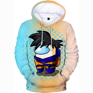 Video Game Among Us Hoodie - 3D Print Fashion Boy Drawstring Pullover Hoodie