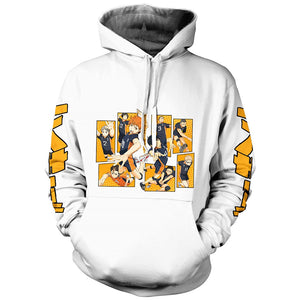 Anime Haikyuu Costume Hoodie Pullover - 3D Printed Hooded Sweatshirt