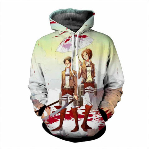 Image of Attack on Titan Hoodie - Anime Hooded Pullover