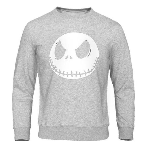 Image of Nightmare Before Christmas Jack Skellington Evil Face Hoodies