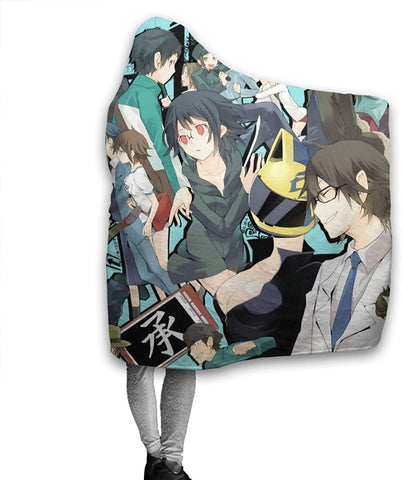 Image of Anime Durarara Flannel Hooded Blanket Cloak