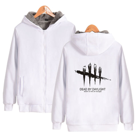 Image of Dead by Daylight Jackets - Solid Color Dead by Daylight Series Logo Icon Super Cool Fleece Jacket