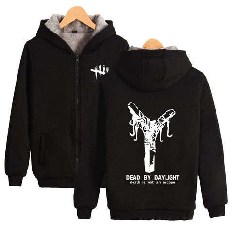 Image of Dead by Daylight Jackets - Solid Color Dead by Daylight Game Series Icon Super Cool Fleece Jacket