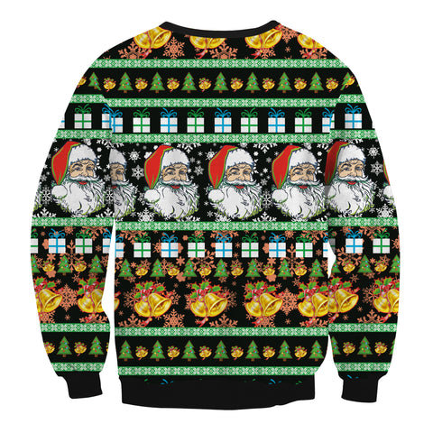 Image of Christmas Sweatshirts - Santa Claus Icon Cute 3D Sweatshirt