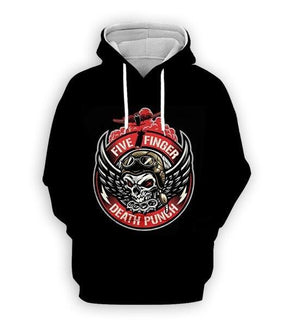 Five Finger Death Punch Funny 3D Print Hoodie