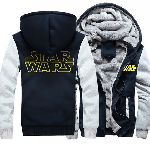 Image of Star Wars Jackets - Solid Color Star Wars Series Star Wars Movie Icon Super Cool Fleece Jacket