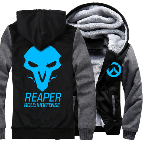 Image of REAPER Jackets - Solid Color REAPER Series REAPER Icon Luminous Super Cool Fleece Jacket