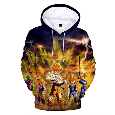 Image of Anime Fashion 3D Printed Dragon Ball Hoodie