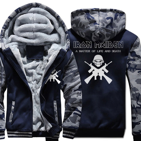 Image of Call-of-Duty Jackets - Solid Color Call-of-Duty Game Series Call-of-Duty Machine Gun Fleece Jacket