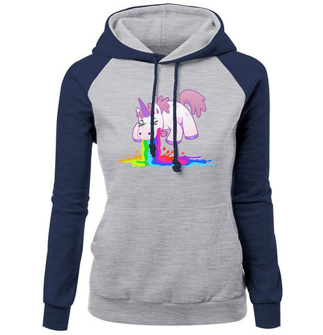 Image of Unicorn Hoodies - Unicorn Hoodie Series Unicorn Women Hoodie Super Cute Fleece Hoodie