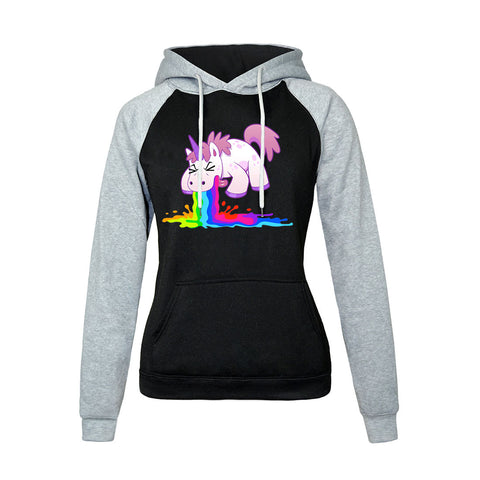 Image of Unicorn Hoodies - Unicorn Hoodie Series Unicorn Women Hoodie Super Cute Fleece Hoodie