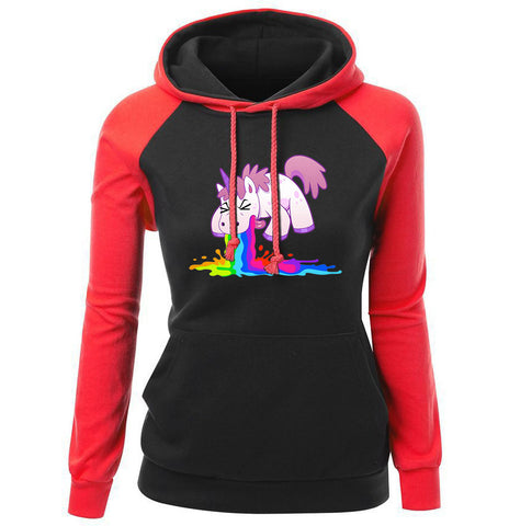 Image of Unicorn Hoodies - Unicorn Hoodie Series Unicorn Women Hoodie Super Cute Fleece Hoodie