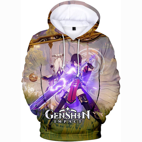 Image of Genshin Impact Hoodies - 3D Game Pullover Hoodie