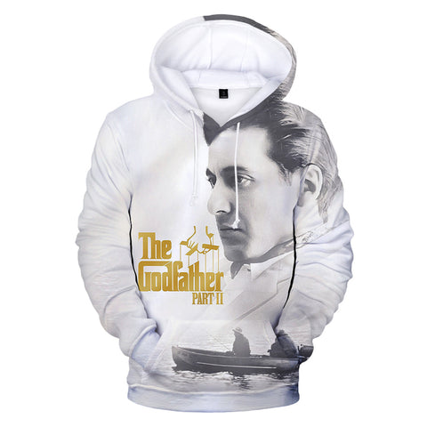 Image of 3D Printed The Godfather Hoodie - Movie Streetwear Pullover Sweatshirts