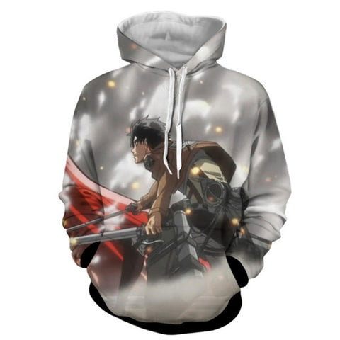 Image of Attack on Titan Hoodie - Anime Hooded Pullover