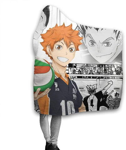 Image of Haikyuu!! Poster Wrinkle Resistant Bed Blanket - Fleece Throws Blanket