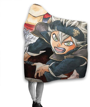 Highschool of the Dead Flannel Blanket - Throw Warm Fleece Hooded Blanket