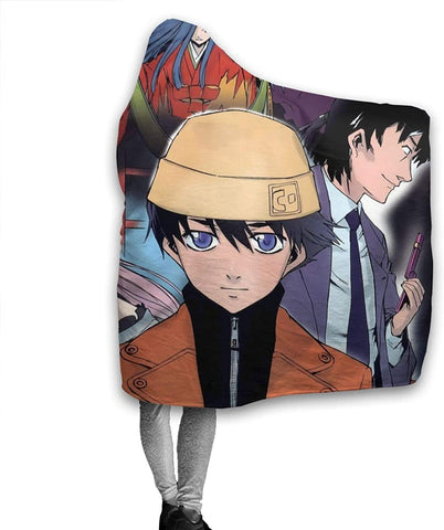 Image of Future Diary Fleece Hooded Blanket - Anime Printed Flannel Blanket