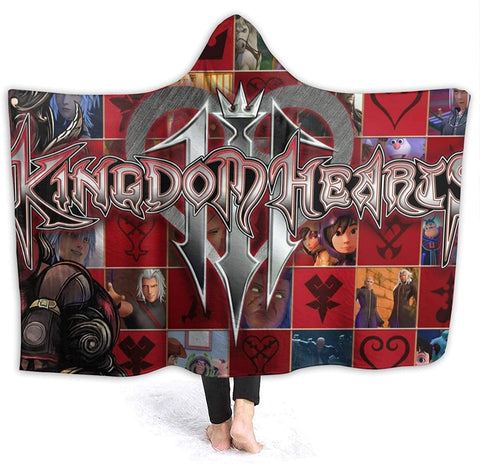 Image of Kingdom Hearts Soft Hooded Blanket